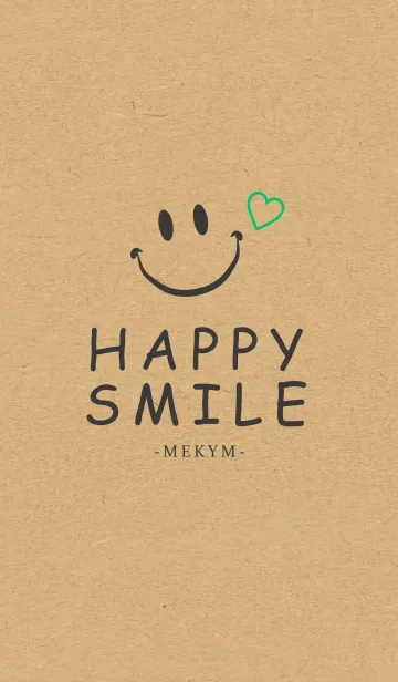 [LINE着せ替え] HAPPY SMILE KRAFT 12 -MEKYM-の画像1