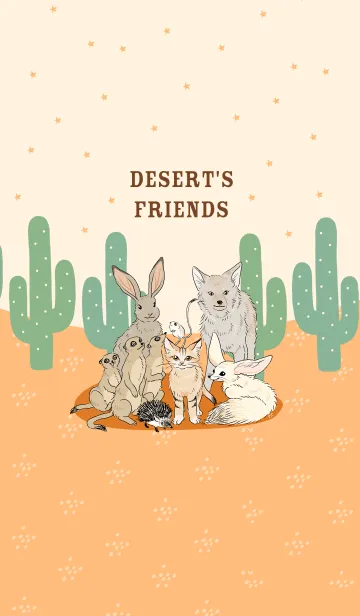 [LINE着せ替え] desert's friendsの画像1