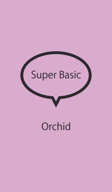 [LINE着せ替え] Super Basic Orchidの画像1