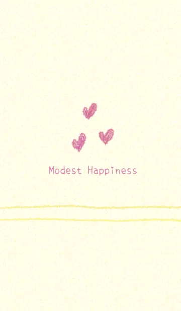 [LINE着せ替え] Modest happiness ❤の画像1