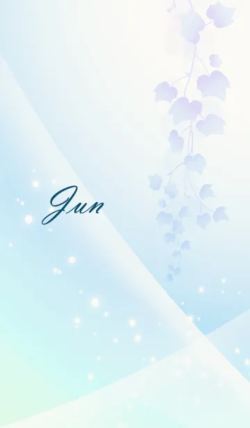 [LINE着せ替え] No.469 じゅん の幸運導く青く綺麗な着替の画像1