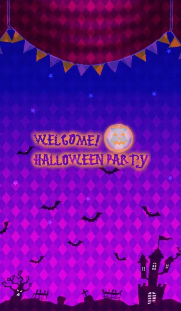 [LINE着せ替え] WELCOME！HALLOWEEN PARTYの画像1