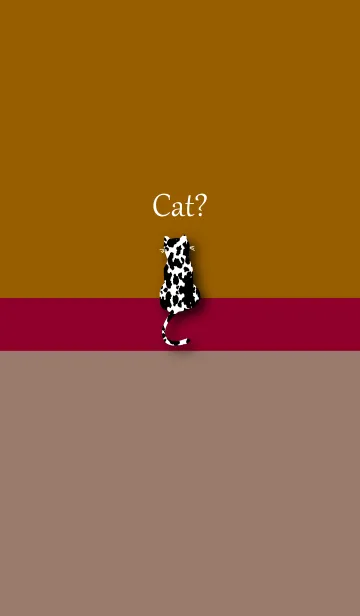 [LINE着せ替え] A Dalmatian pattern cat？の画像1