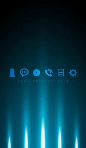 [LINE着せ替え] CERULEAN BLUE LIGHT 2の画像1
