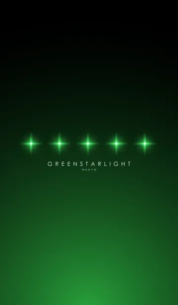 [LINE着せ替え] GREEN STARLIGHTの画像1