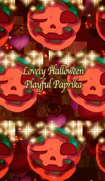 [LINE着せ替え] ラブリーハロウィン ふざけるパプリカの画像1