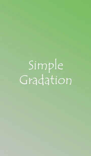 [LINE着せ替え] Simple Gradation -GREEN+GRAY-の画像1