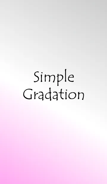 [LINE着せ替え] Simple Gradation -PINK+SILVER-の画像1