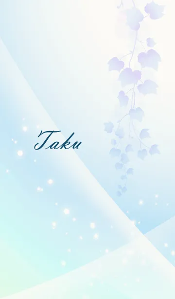 [LINE着せ替え] No.556 たく の幸運導く青く綺麗な着替の画像1