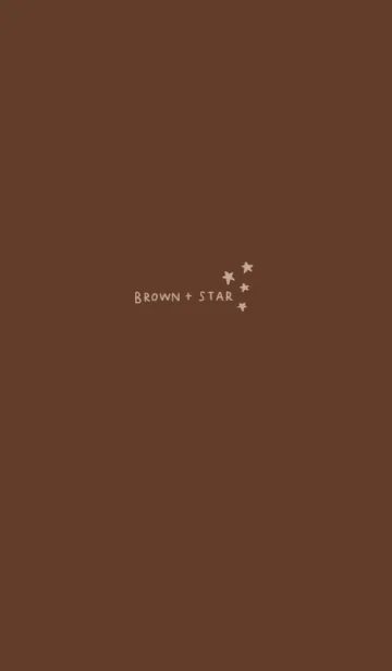 [LINE着せ替え] 秋冬限定ブラウン＋星の画像1
