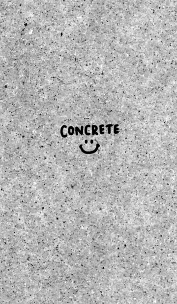 [LINE着せ替え] コンクリート風×スマイルの画像1