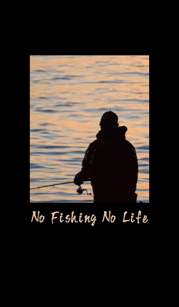 [LINE着せ替え] No Fishing No Life.の画像1