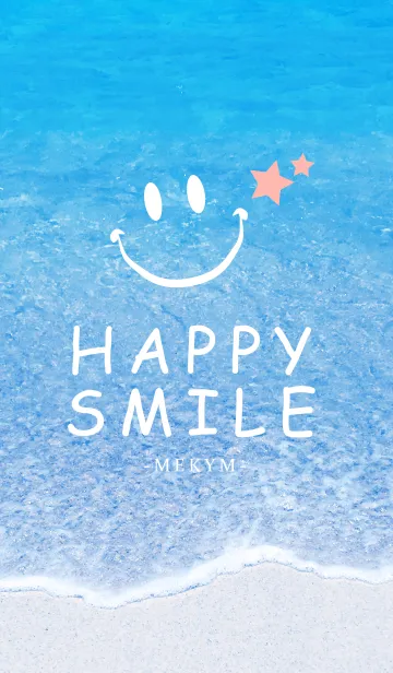 [LINE着せ替え] HAPPY SMILE SEA 26 -MEKYM-の画像1