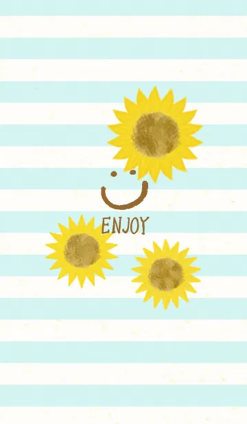 [LINE着せ替え] ひまわり-スマイル4-の画像1