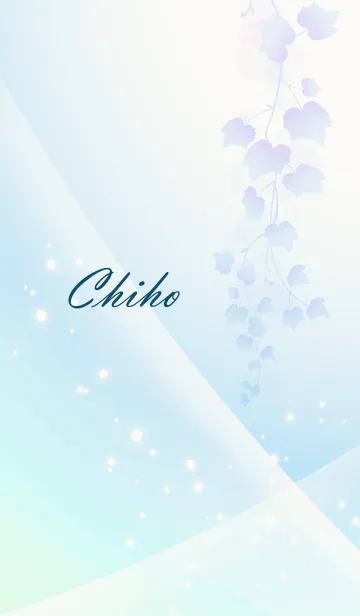 [LINE着せ替え] No.615 ちほ の幸運導く青く綺麗な着替の画像1