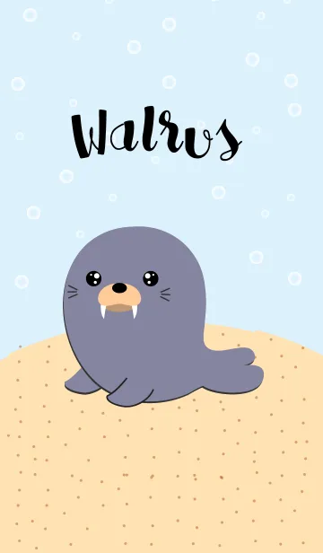 [LINE着せ替え] I Love Walrus Theme (jp)の画像1