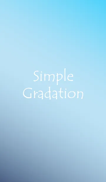 [LINE着せ替え] Simple Gradation -Shiny Blue 2-の画像1