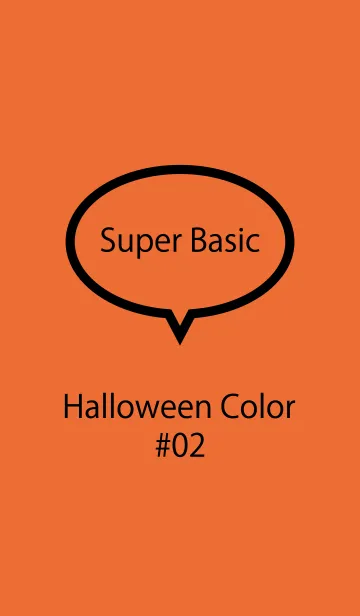 [LINE着せ替え] Super Basic Halloween Color #02の画像1