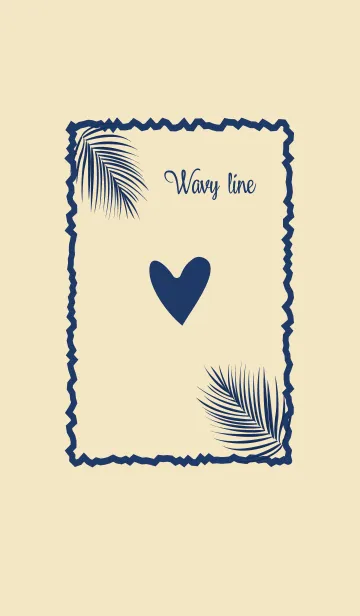 [LINE着せ替え] Wavy line 4.の画像1