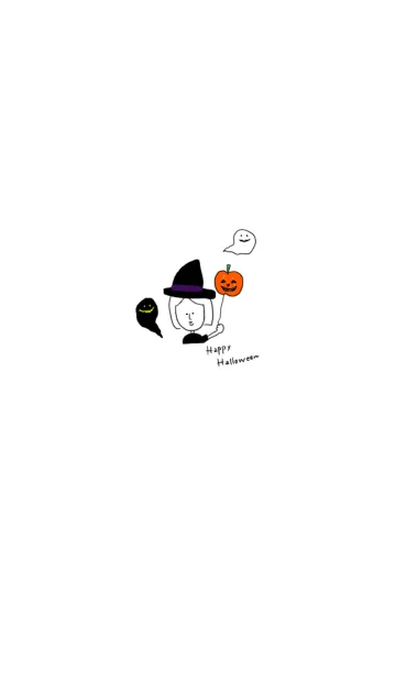 [LINE着せ替え] 女とハロウィンの画像1