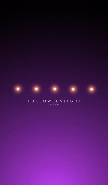 [LINE着せ替え] Halloween Light Theme -MEKYM-の画像1
