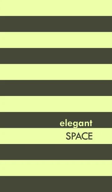 [LINE着せ替え] エレガントスペース<マスカット×ブラック>の画像1