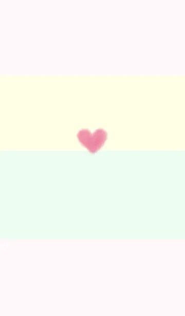 [LINE着せ替え] パステルカラー＆水彩のハートの画像1