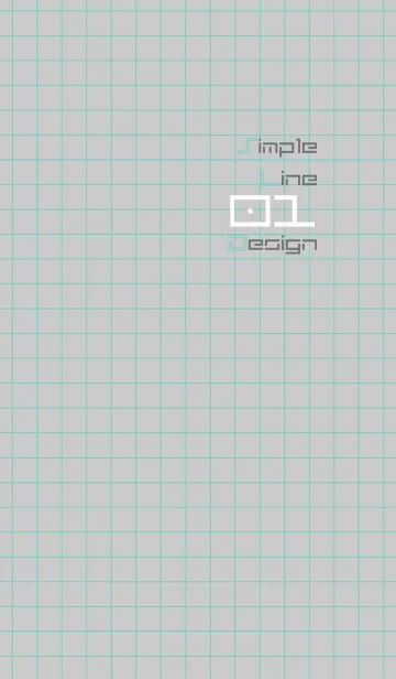 [LINE着せ替え] 01 Simple line Designの画像1