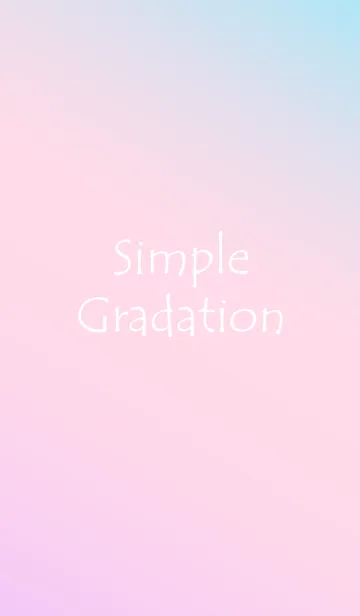 [LINE着せ替え] Simple Gradation -PURPLE+PINK+BLUE-の画像1