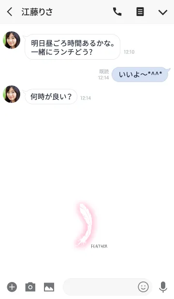 [LINE着せ替え] たった一つの羽根。の画像3