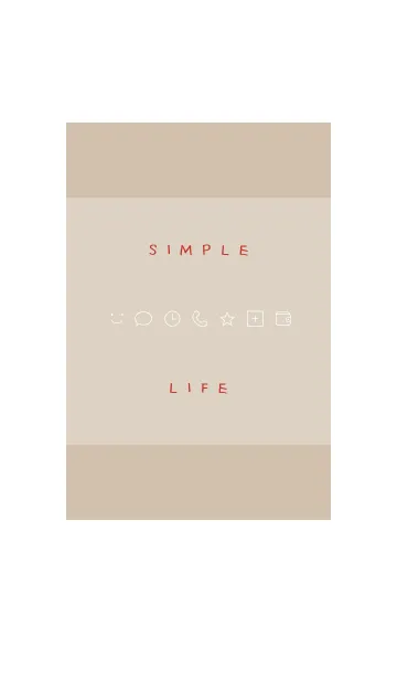 [LINE着せ替え] Simple Life*の画像1