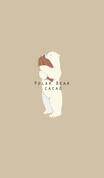 [LINE着せ替え] POLAR BEAR CACAO 2の画像1