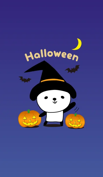 [LINE着せ替え] ハロウィンパンダ着せ替え Halloween Pandaの画像1