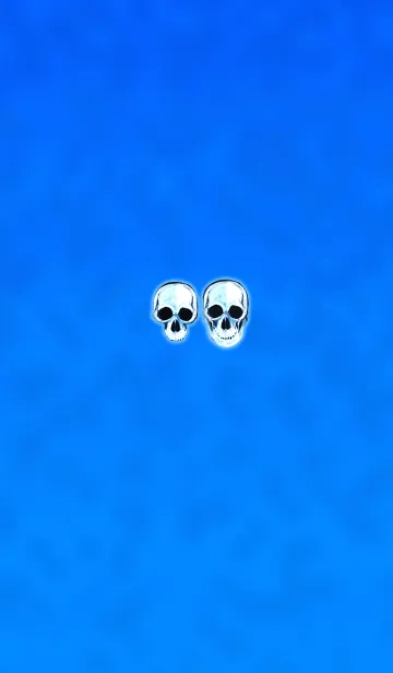 [LINE着せ替え] クリスタルスカルブルー2の画像1