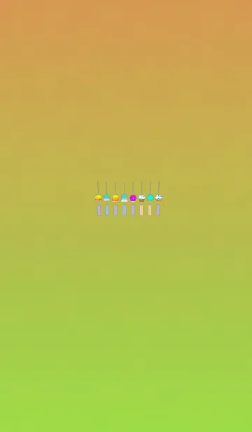 [LINE着せ替え] 夏の風鈴イエローグリーンの画像1