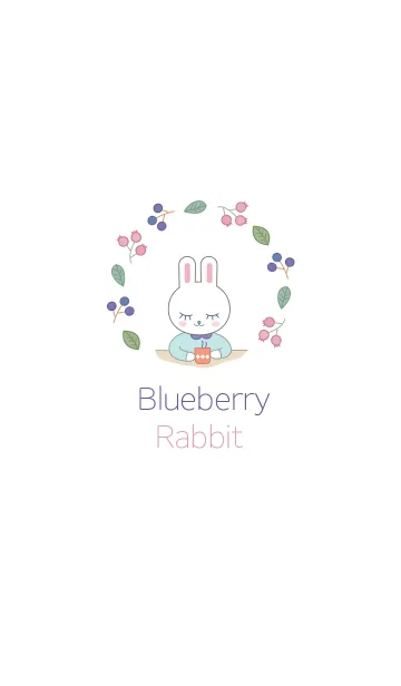 [LINE着せ替え] blueberry rabbitの画像1