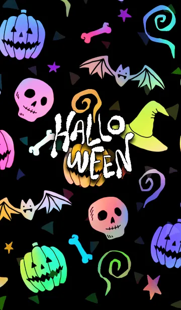 [LINE着せ替え] Colorful Pop Halloweenの画像1