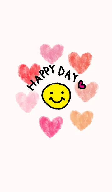 [LINE着せ替え] ハート-スマイル14-の画像1