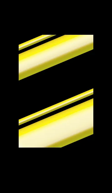 [LINE着せ替え] シンプル 黄色と黒 ロゴ無し No.3の画像1