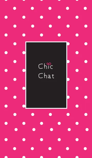 [LINE着せ替え] Chic Chat - Shocky Pinkの画像1