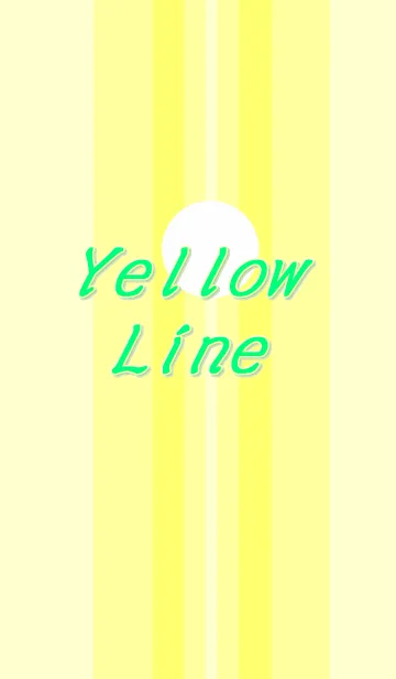 [LINE着せ替え] カラーウォール "Yellow Line No.7"の画像1