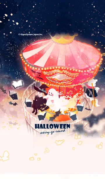 [LINE着せ替え] Halloween merry-go-roundの画像1