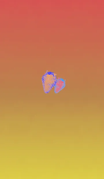 [LINE着せ替え] オレンジイエローストロベリーの画像1