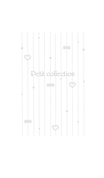 [LINE着せ替え] Petit collection pearl whiteの画像1