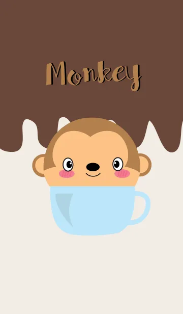 [LINE着せ替え] So Pretty Monkey Theme (jp)の画像1