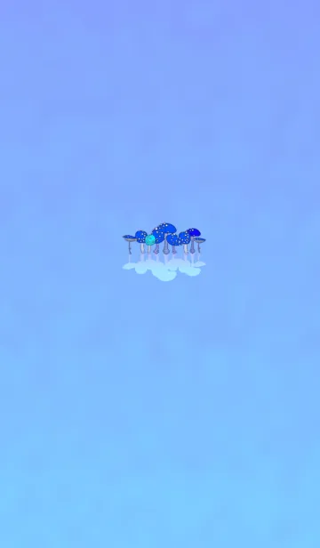 [LINE着せ替え] きのこ好きブルーパープルの画像1