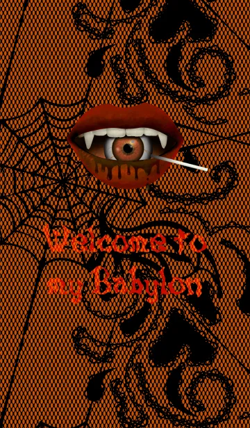 [LINE着せ替え] Welcome to my Babylon ＠Halloween (橙)の画像1