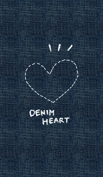 [LINE着せ替え] DENIM × HEARTの画像1