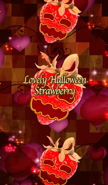 [LINE着せ替え] Lovely Halloween Strawberryの画像1