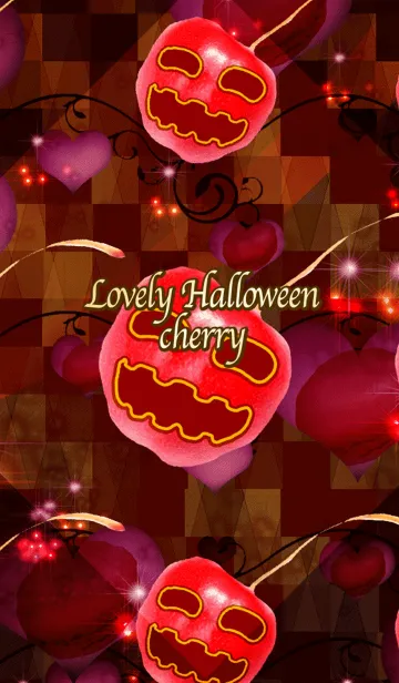 [LINE着せ替え] Lovely Halloween cherryの画像1